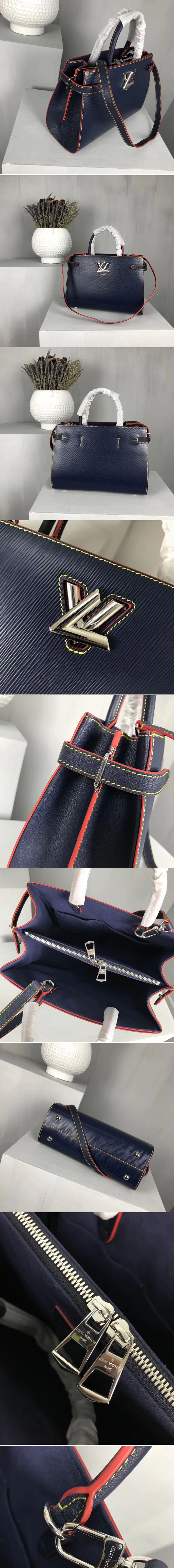 Replica Louis Vuitton M54980 Twist Pm Epi Leather Bags Indigo