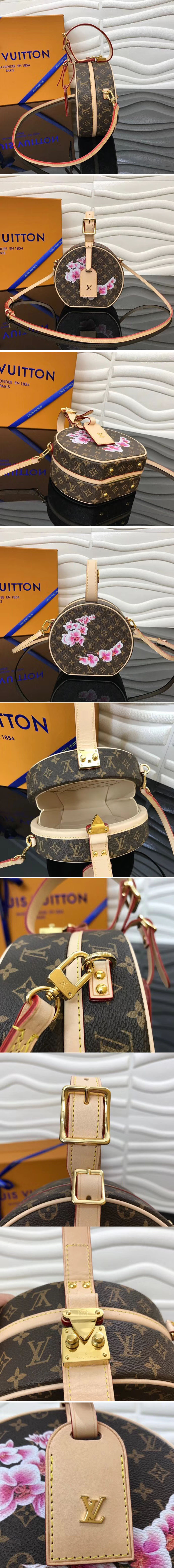 Replica Louis Vuitton M43513 LV Monogram canvas Printed Petite Boite Chapeau Bags