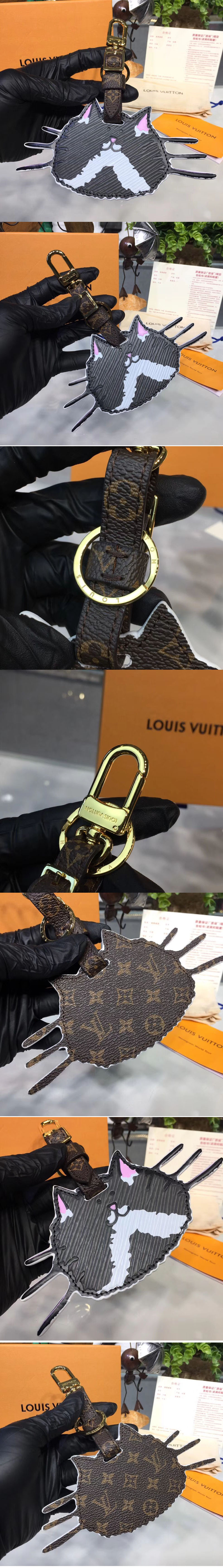 Replica Louis Vuitton MP2282 LV Catogram Bag Charm and Key Holder