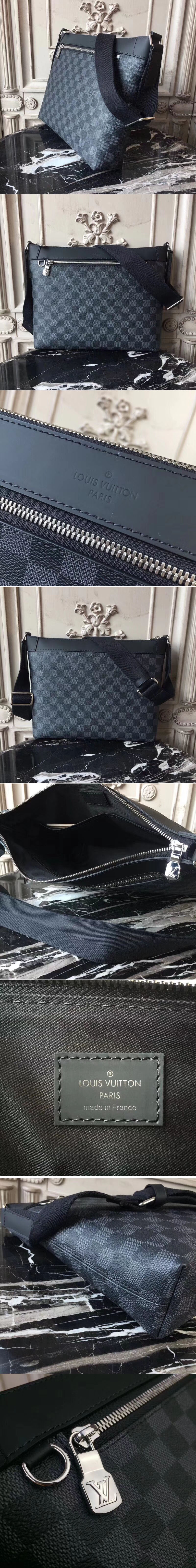 Replica Louis Vuitton N40003 Mick PM Damier Graphite Canvas Bags