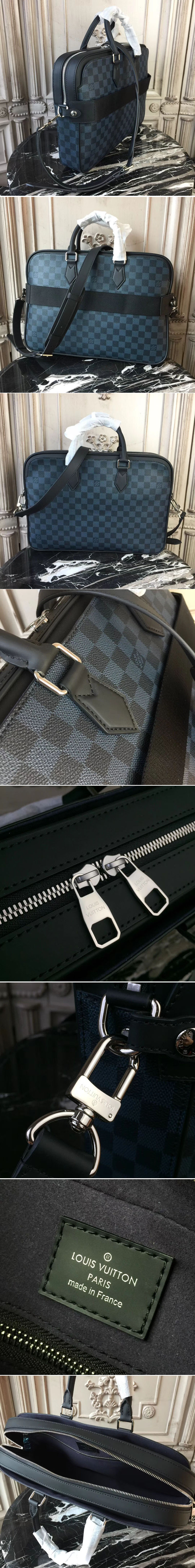 Replica Louis Vuitton N44000 Damier Canvas Dandy MM Bags