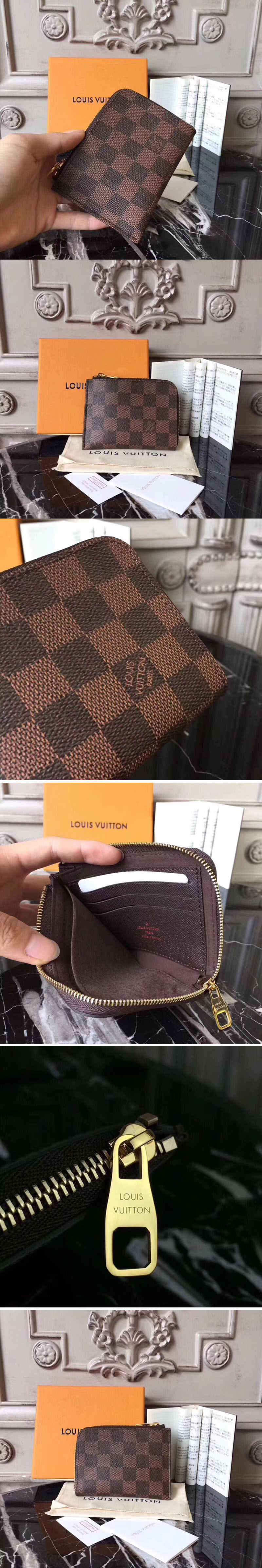 Replica Louis Vuitton N61808 Coin Purse Damier Ebene Canvas