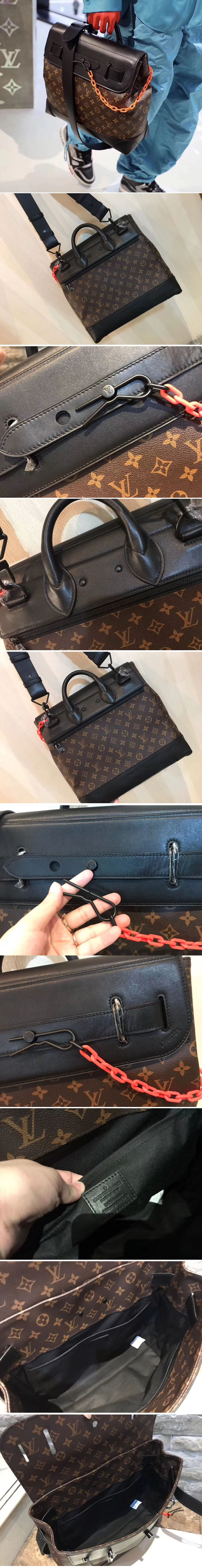 Replica Louis Vuitton M44473 LV Steamer PM Bags Monogram Solar Ray canvas