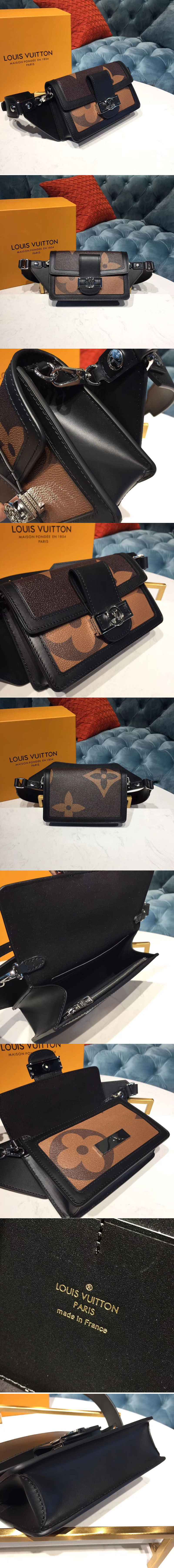 Replica Louis Vuitton M44586 LV Bumbag Dauphine Monogram Canvas