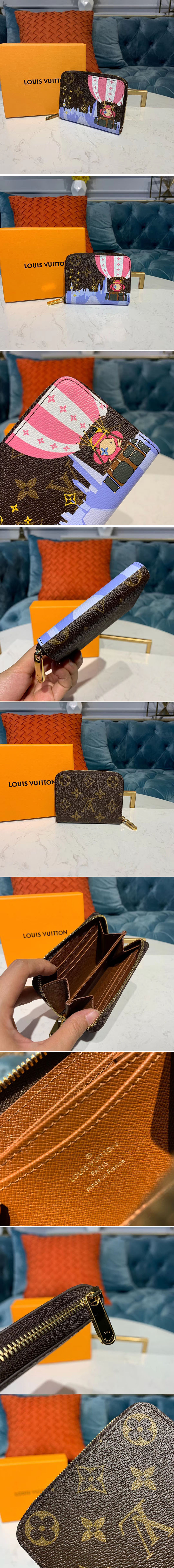 Replica Louis Vuitton M60067 LV Zippy coin purse Monogram canvas