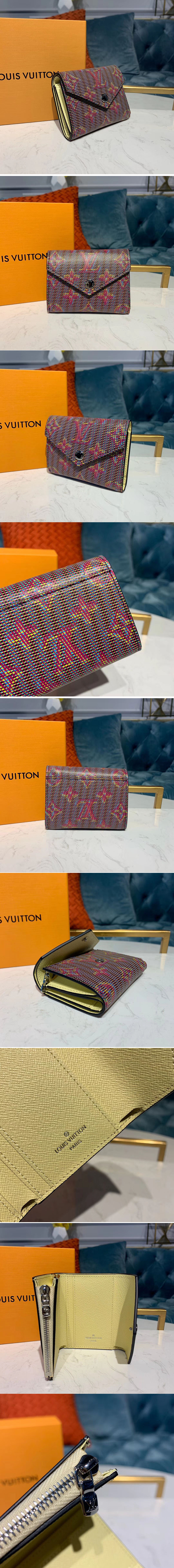 Replica Louis Vuitton M68673 LV Zoe Wallet Monogram LV Pop Pink