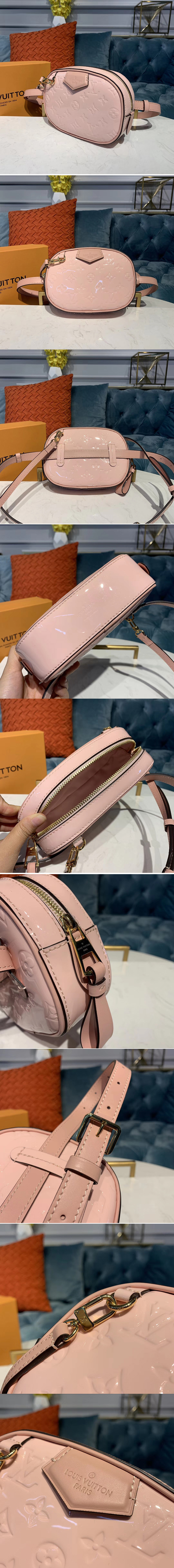 Replica Louis Vuitton M90531 LV Beltbag Pink Monogram Vernis patent leather