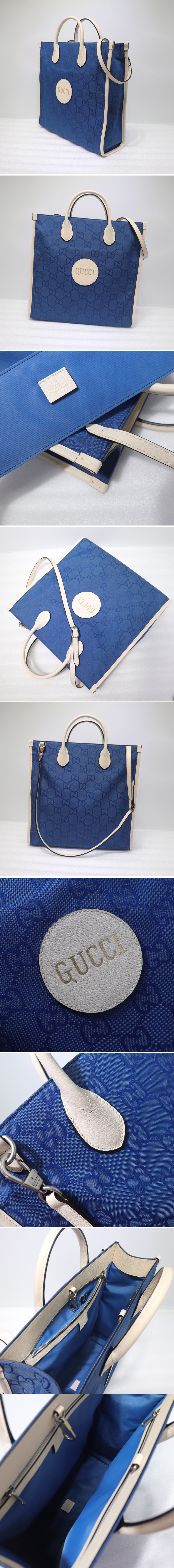 Replica Gucci 630355 Gucci Off The Grid long tote bag in Blue GG nylon