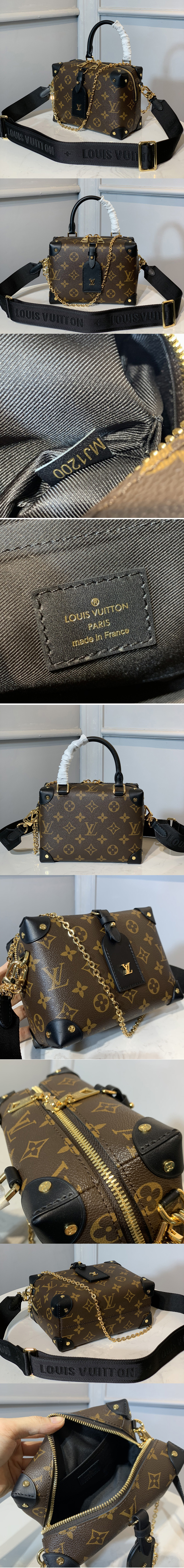 Replica Louis Vuitton M44683 LV petitie malle souple Bag in Monogram canvas