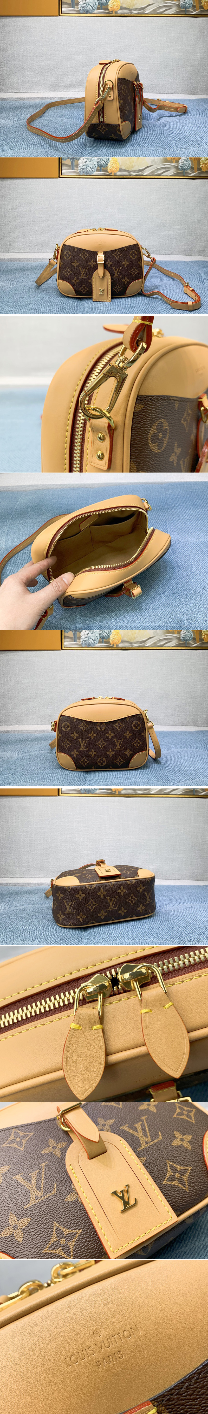 Replica Louis Vuitton M45528 Mini Luggage Bag in Monogram Canvas