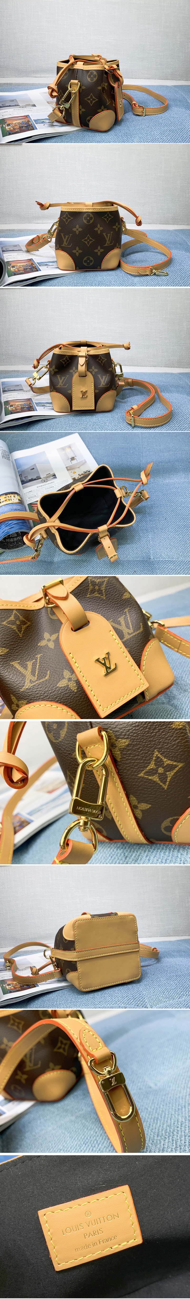 Replica Louis Vuitton M57099 LV Noe Mini bucket bag in Monogram Canvas