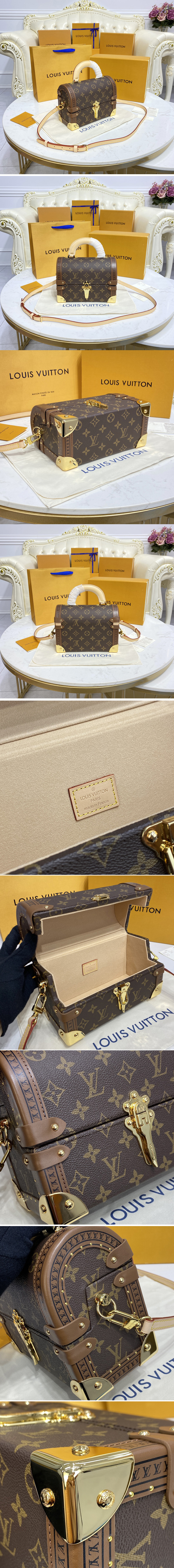 Replica Louis Vuitton M20211 LV Cotteville Hard suitcase in Monogram canvas