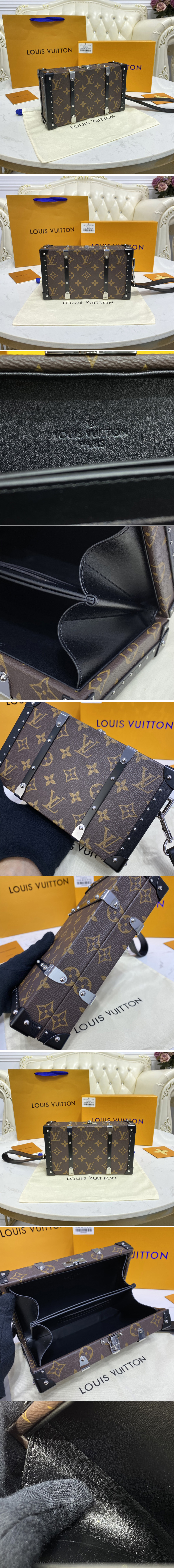 Replica Louis Vuitton M20250 LV Wallet Trunk Bag in Monogram Canvas