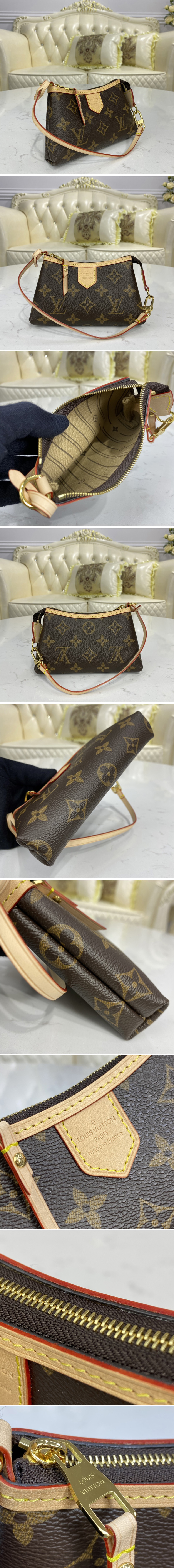 Replica Louis Vuitton M40309 LV Mini Pochette Delightful Pouch Bag in Monogram Canvas