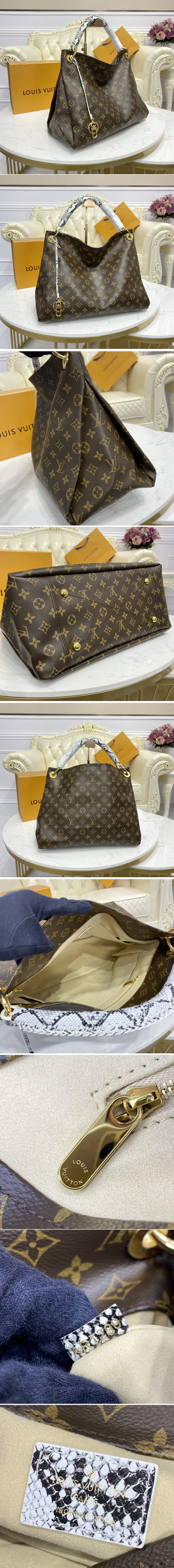 Replica Louis Vuitton M44010 LV Artsy MM Bag in Monogram coated canvas