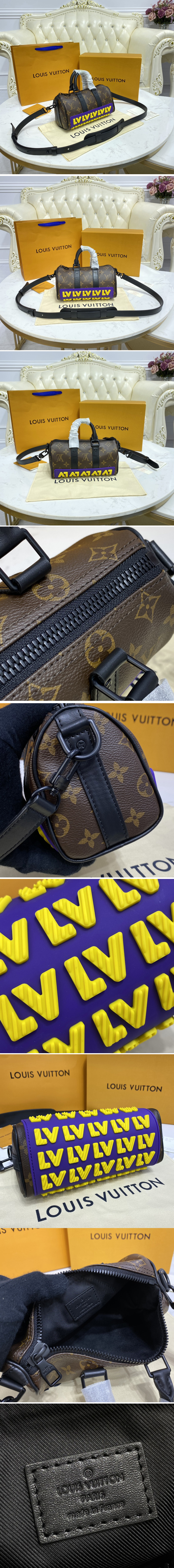 Replica Louis Vuitton M45788 LV Keepall XS bag in Monogram coated canvas