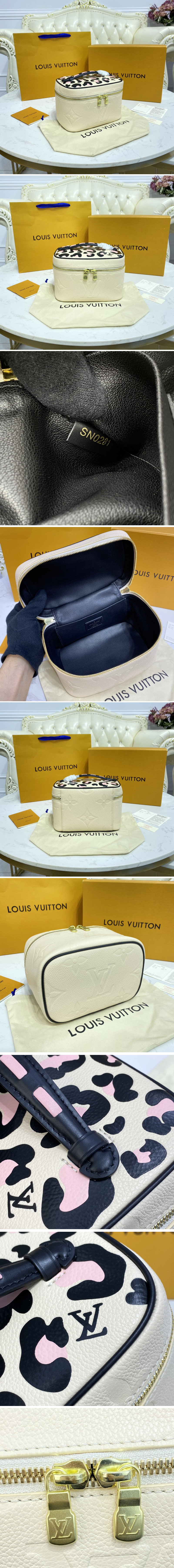 Replica Louis Vuitton M45850 LV Nice Mini toiletry pouch Bag in Cream Autres Toiles Monogram