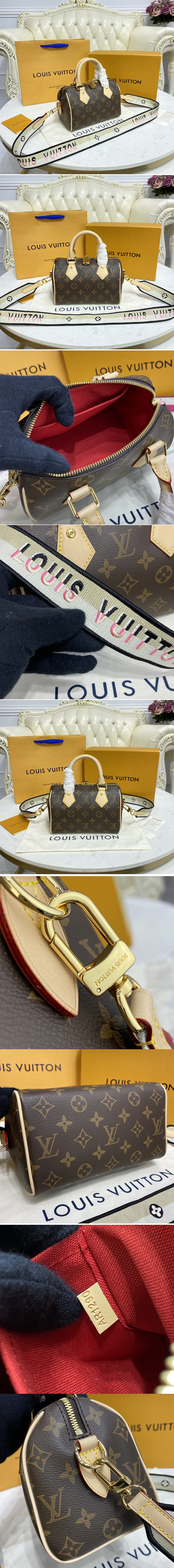 Replica Louis Vuitton M45957 LV Speedy Bandoulière 20 handbag in Monogram canvas