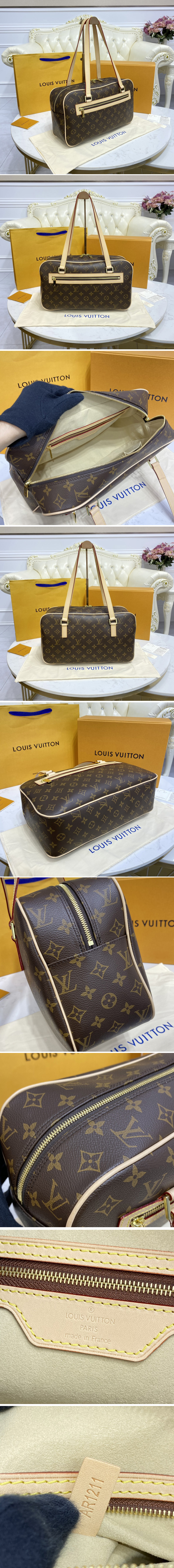 Replica Louis Vuitton M51181 Cite GM Shoulder Bag in Monogram Canvas