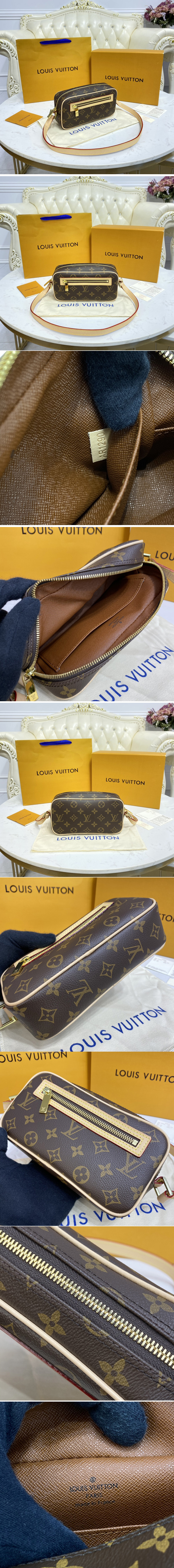 Replica Louis Vuitton M51183 Cite PM Shoulder Bag in Monogram Canvas