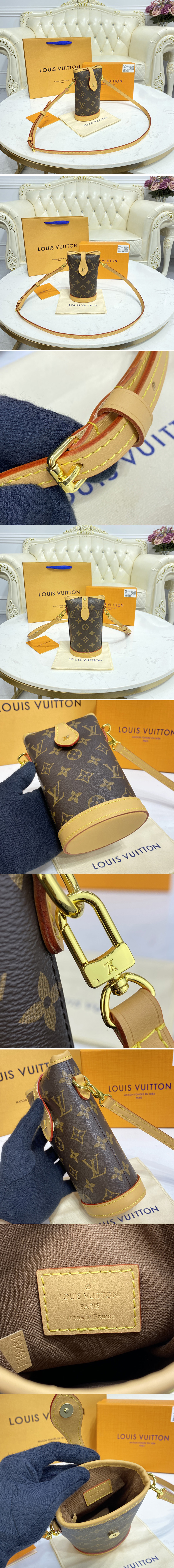 Replica Louis Vuitton M80874 LV Fold Me pouch in Monogram canvas