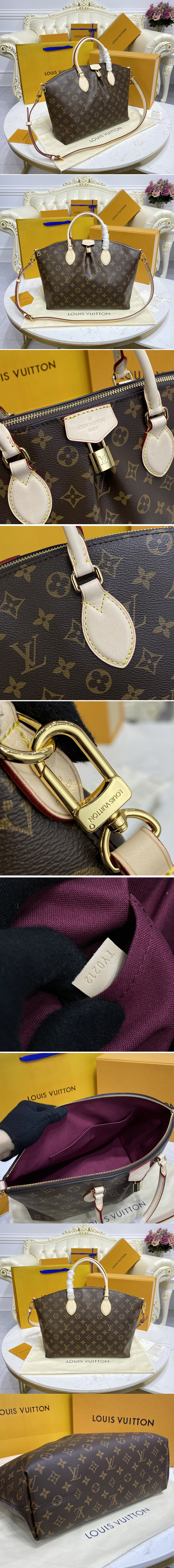 Replica Louis Vuitton M45987 LV Boétie MM bag in Monogram canvas