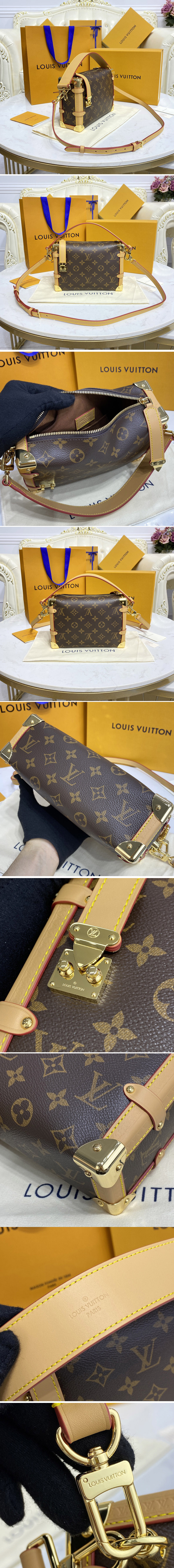 Replica Louis Vuitton M46358 LV Side Trunk PM Bag in Monogram Canvas