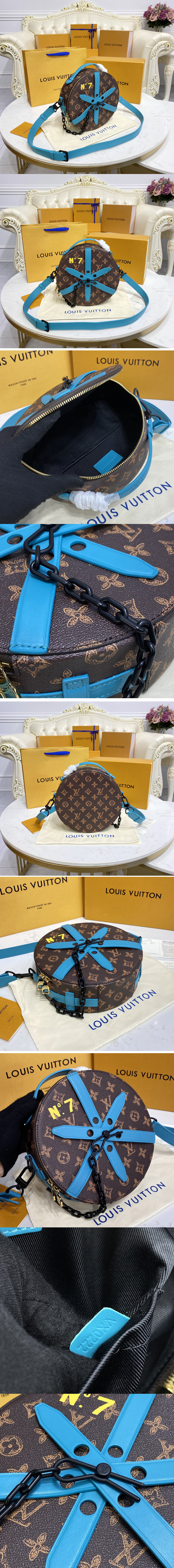 Replica Louis Vuitton M59706 LV Wheel Box in Monogram canvas