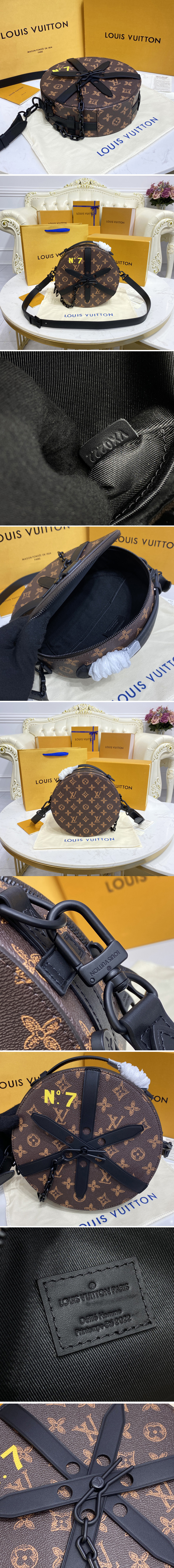 Replica Louis Vuitton M59706 LV Wheel Box in Monogram canvas