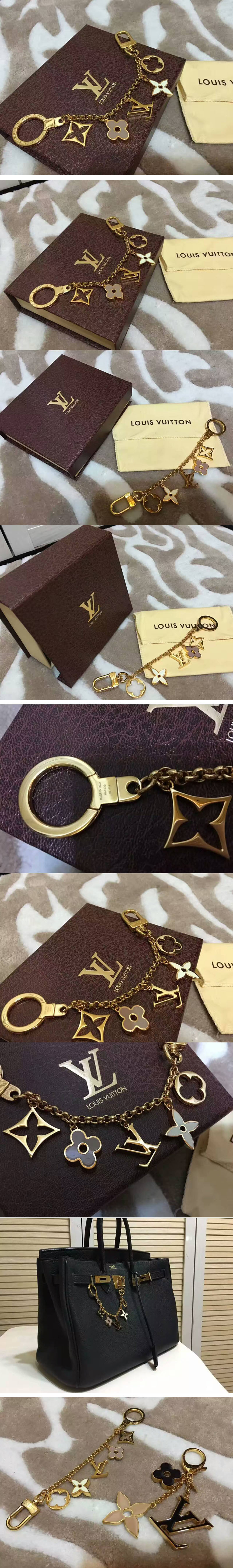 Replica Louis Vuitton M65111 Fleur De Monogram Bag Charm 