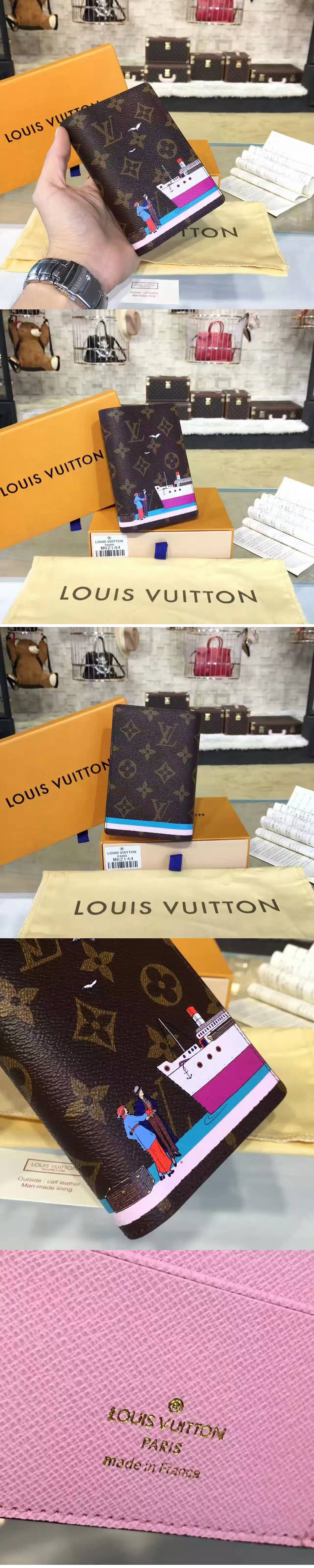 Replica Louis Vuitton M62144 Passport Cover Monogram canvas 