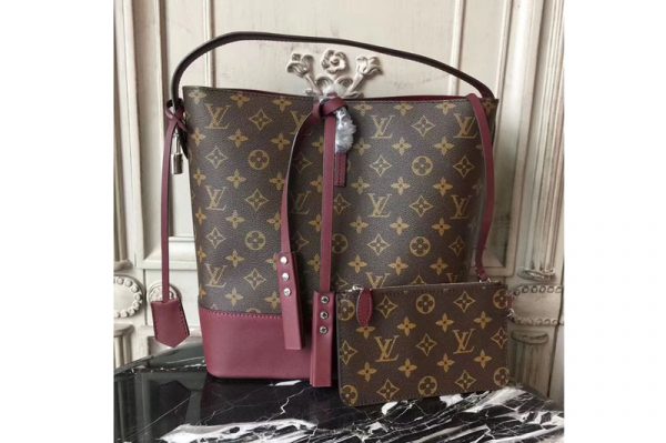 Replica Louis Vuitton M94545 Monogram Idole NN 14 Bag Burgundy