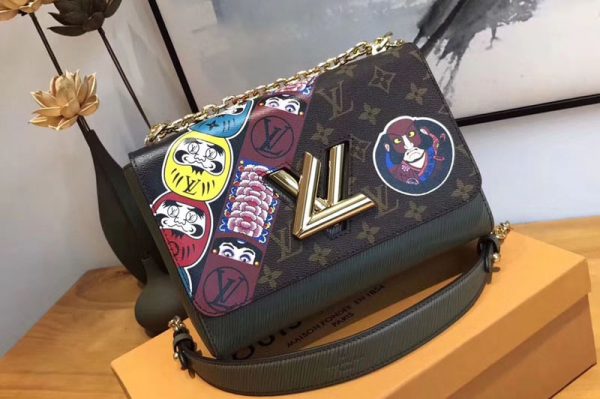 Replica Louis Vuitton M43497 Twist MM Monogram Canvas Bags