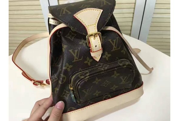 Replica Louis Vuitton M51137 Monogram Canvas Montsouris PM Backpack