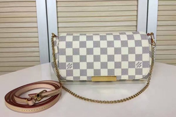 Replica Louis Vuitton N41277 Damier Azur canvas Favorite PM Bags