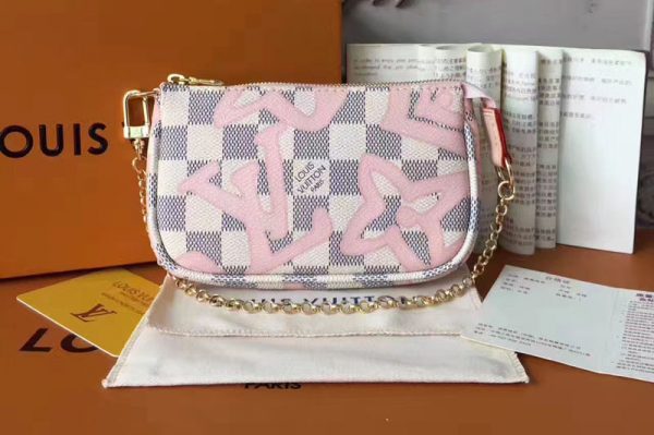 Replica Louis Vuitton N60051 Damier Azur Canvas Mini Pochette Accessoires