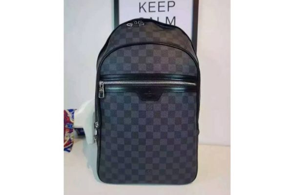 Replica Louis Vuitton N58024 Damier Graphite Michael Backpack