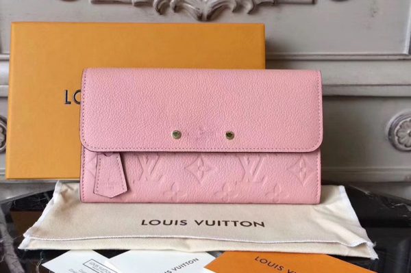 Replica Louis Vuitton M61833 Pont-neuf Wallet Monogram Empreinte Pink