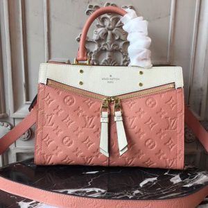 Replica Louis Vuitton M43648 Sully PM Monogram Empreinte Bags Pink