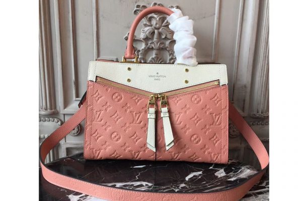 Replica Louis Vuitton M43648 Sully PM Monogram Empreinte Bags Pink