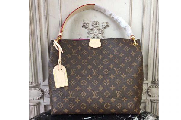 Replica Louis Vuitton M43700 Graceful Pm Monogram Canvas Bags Pivoine