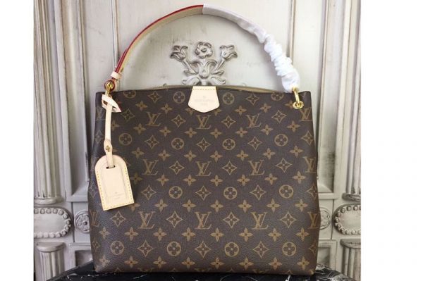 Replica Louis Vuitton M43701 Graceful Pm Monogram Canvas Bags Beige