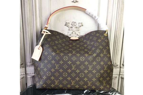 Replica Louis Vuitton M43703 Graceful MM Monogram Canvas Bags Pivoine