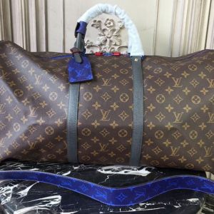 Replica Louis Vuitton M43858 Keepall Bandouliere 55 Monogram Canvas Bags