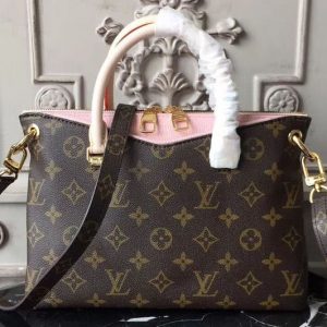 Replica Louis Vuitton M44034 Pallas BB Monogram Canvas Bags Pink