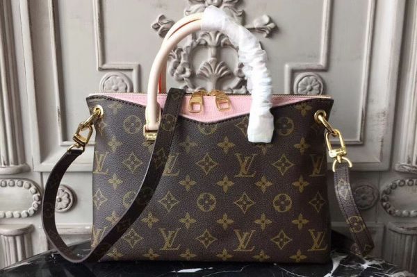 Replica Louis Vuitton M44034 Pallas BB Monogram Canvas Bags Pink