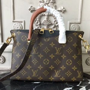 Replica Louis Vuitton M44034 Pallas BB Monogram Canvas Bags Black