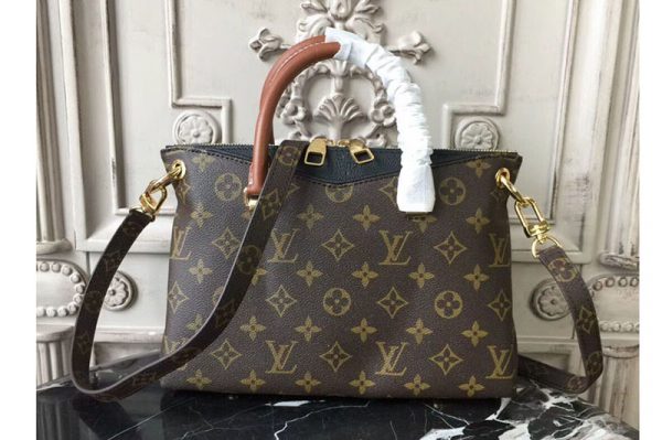 Replica Louis Vuitton M44034 Pallas BB Monogram Canvas Bags Black