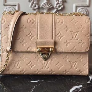 Replica Louis Vuitton M44242 Saint Sulpice BB Monogram Empreinte Bags Beige