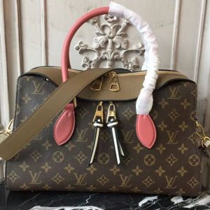 Replica Louis Vuitton M44270 Tuileries Monogram Canvas Bags Sesame Peche Creme